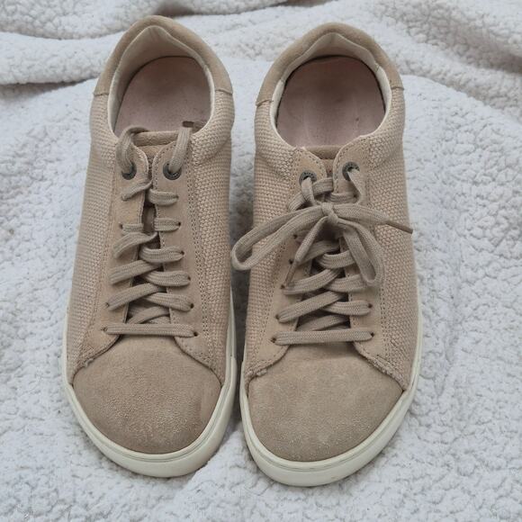 Bend Low Canvas-Suede in Color Sandcastle | BIRKENSTOCK US Birkenstock Bend Low Canvas-Suede Womens Sneakers size 39 US 8.5